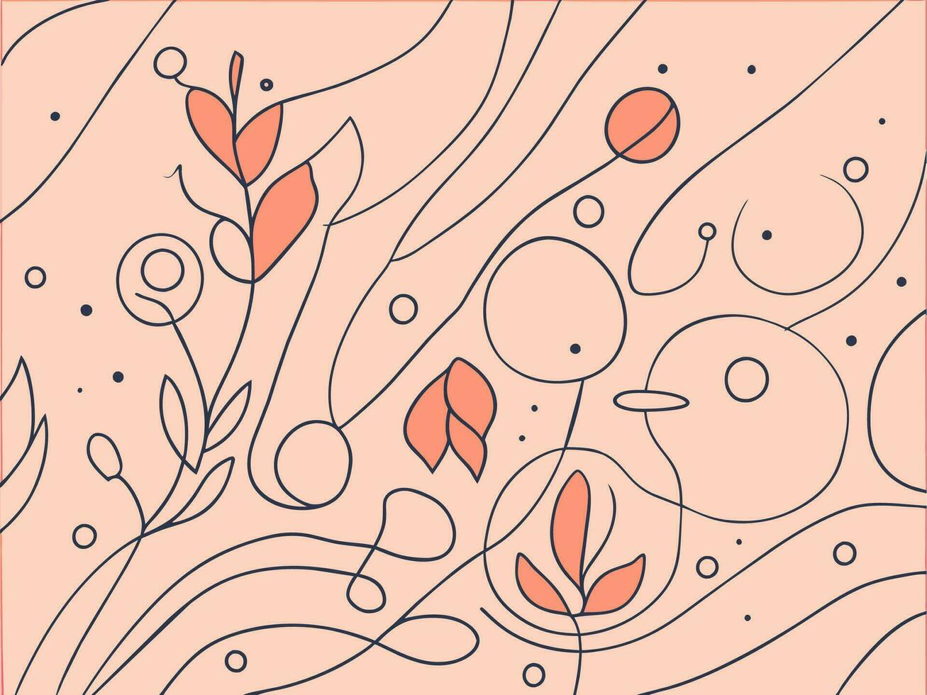 background with a abstract floral vector