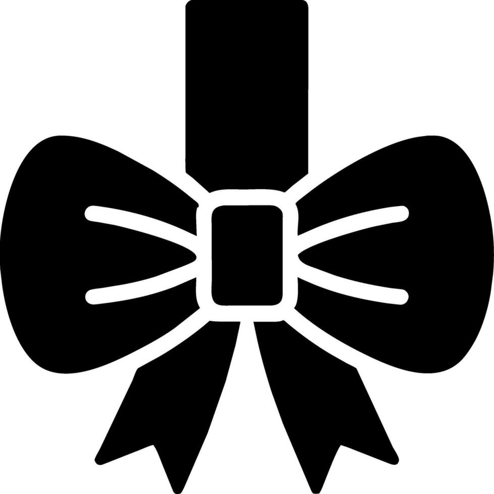 a bow icon vector