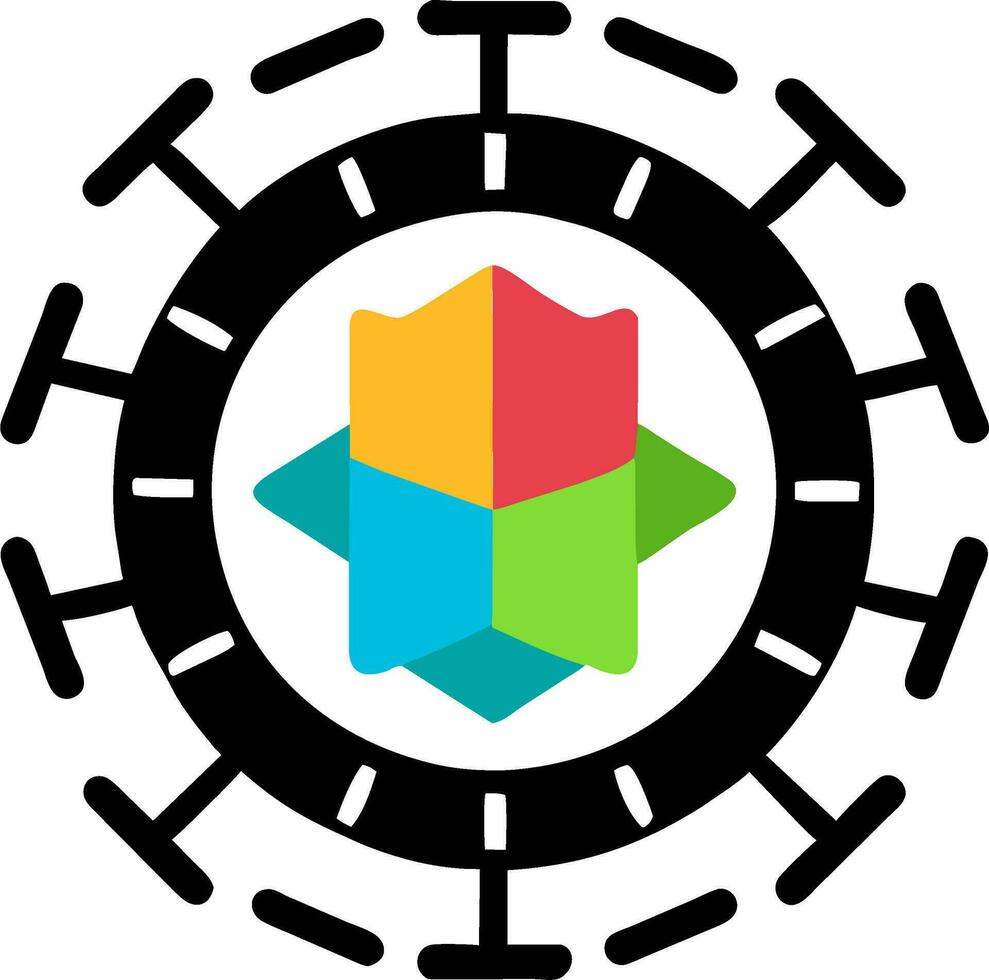 the logo for the open source project vector