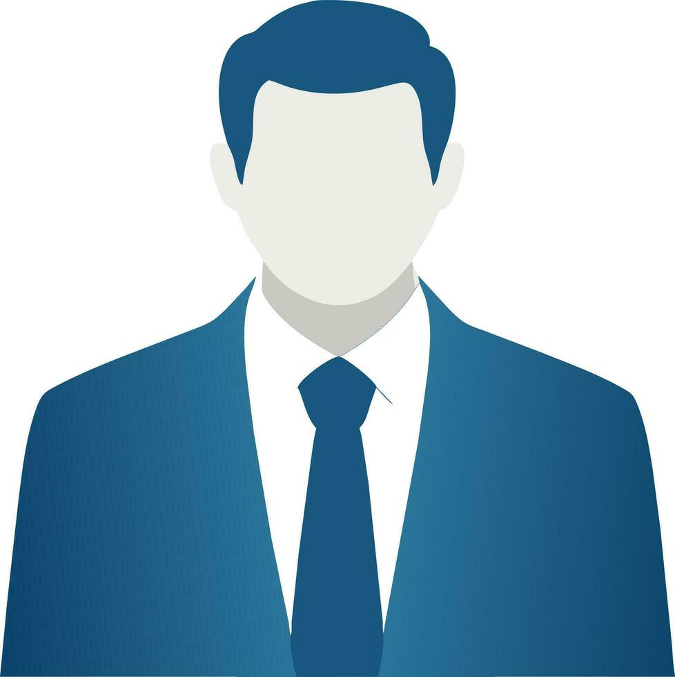 a man in a suit and tie icon vector