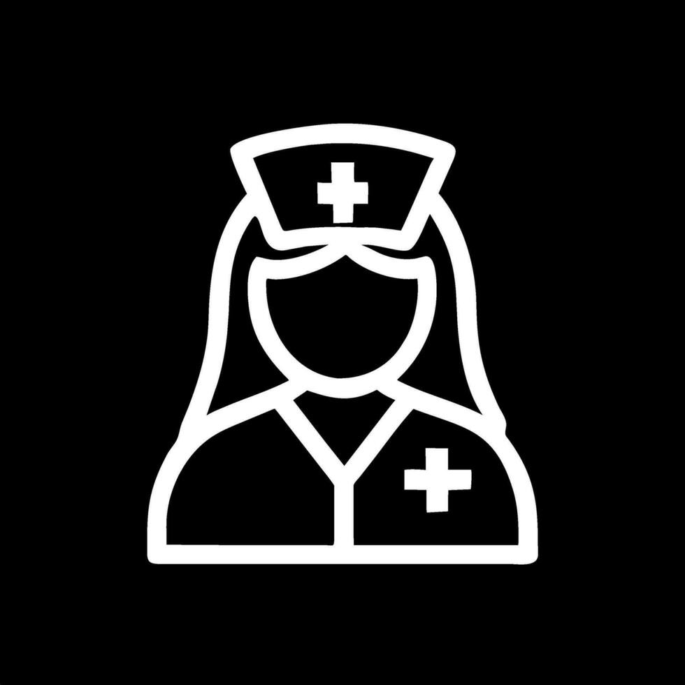 enfermero icono vector
