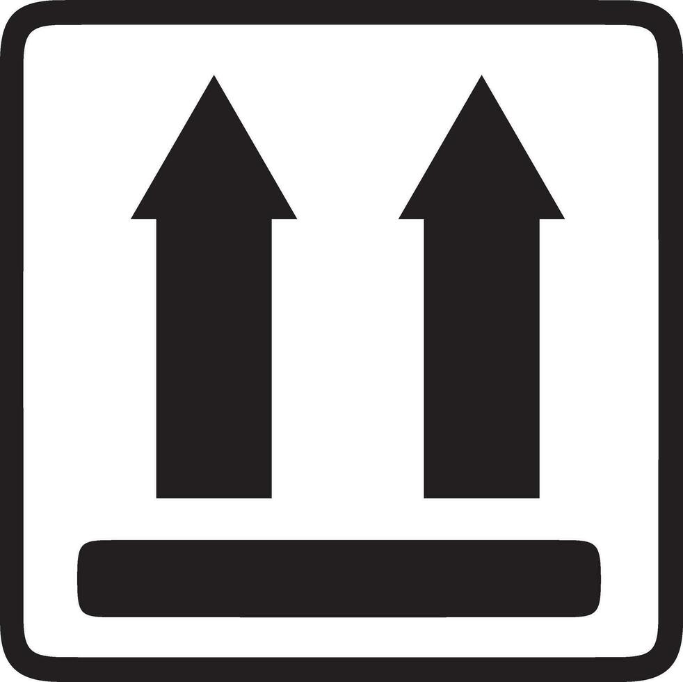 top guidance symbol the top position of an item when it is placed somewhere. vector