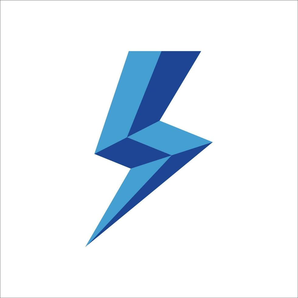 lightning logo template, bolt logo element, strom vector icon