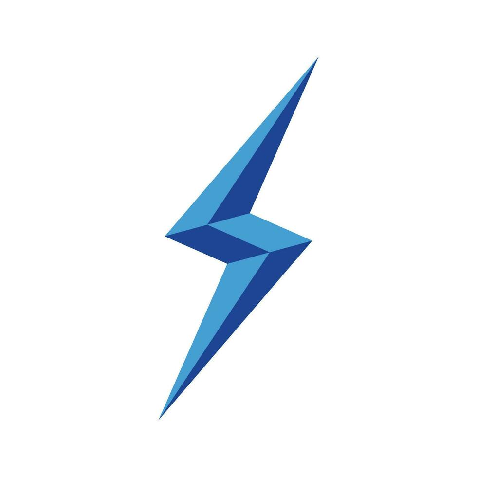 lightning logo template, bolt logo element, strom vector icon