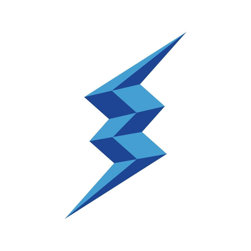 lightning logo template, bolt logo element, strom vector icon