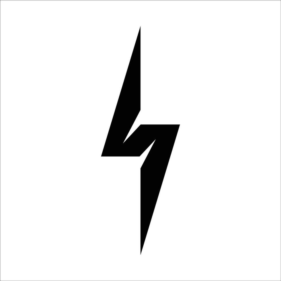 lightning logo template, bolt logo element, strom vector icon