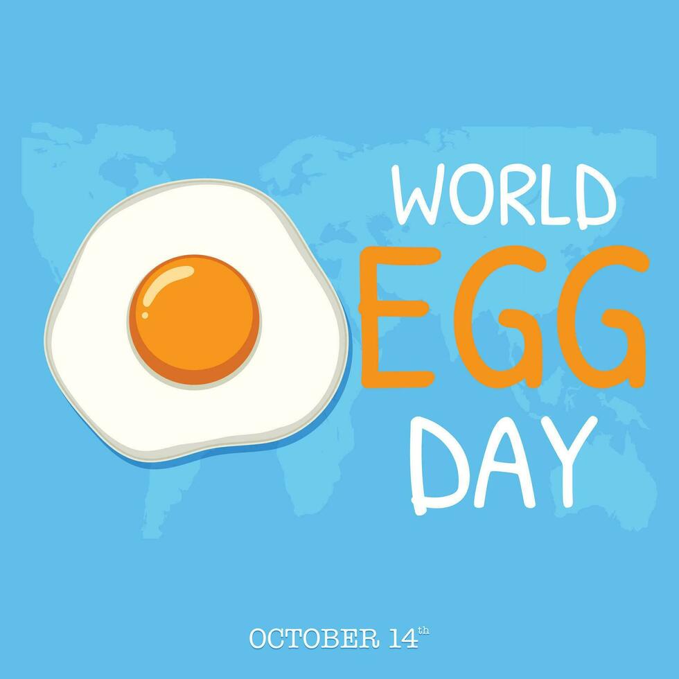 World egg day horizontal banner with vector. vector