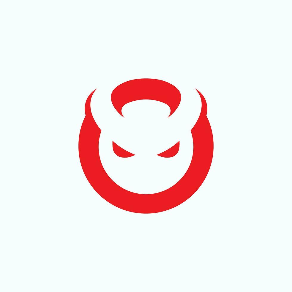 Devil logo symbol vector template