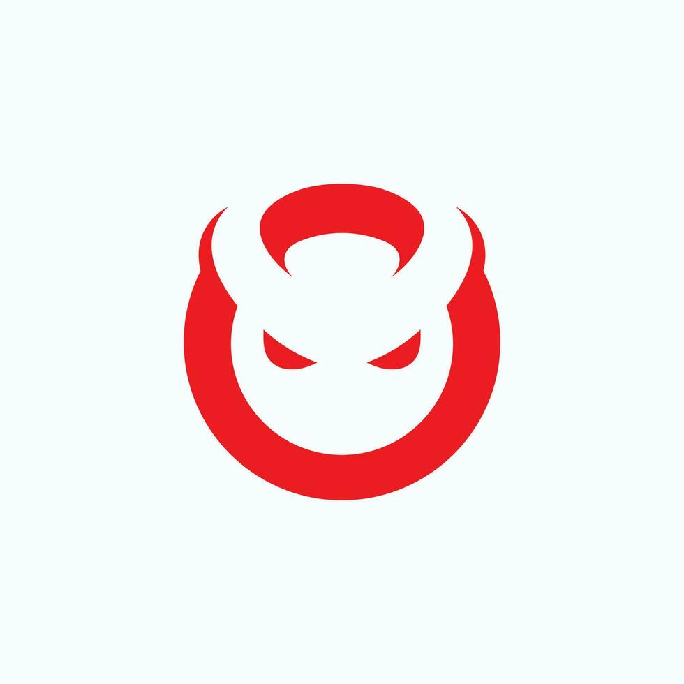 Devil logo symbol vector template