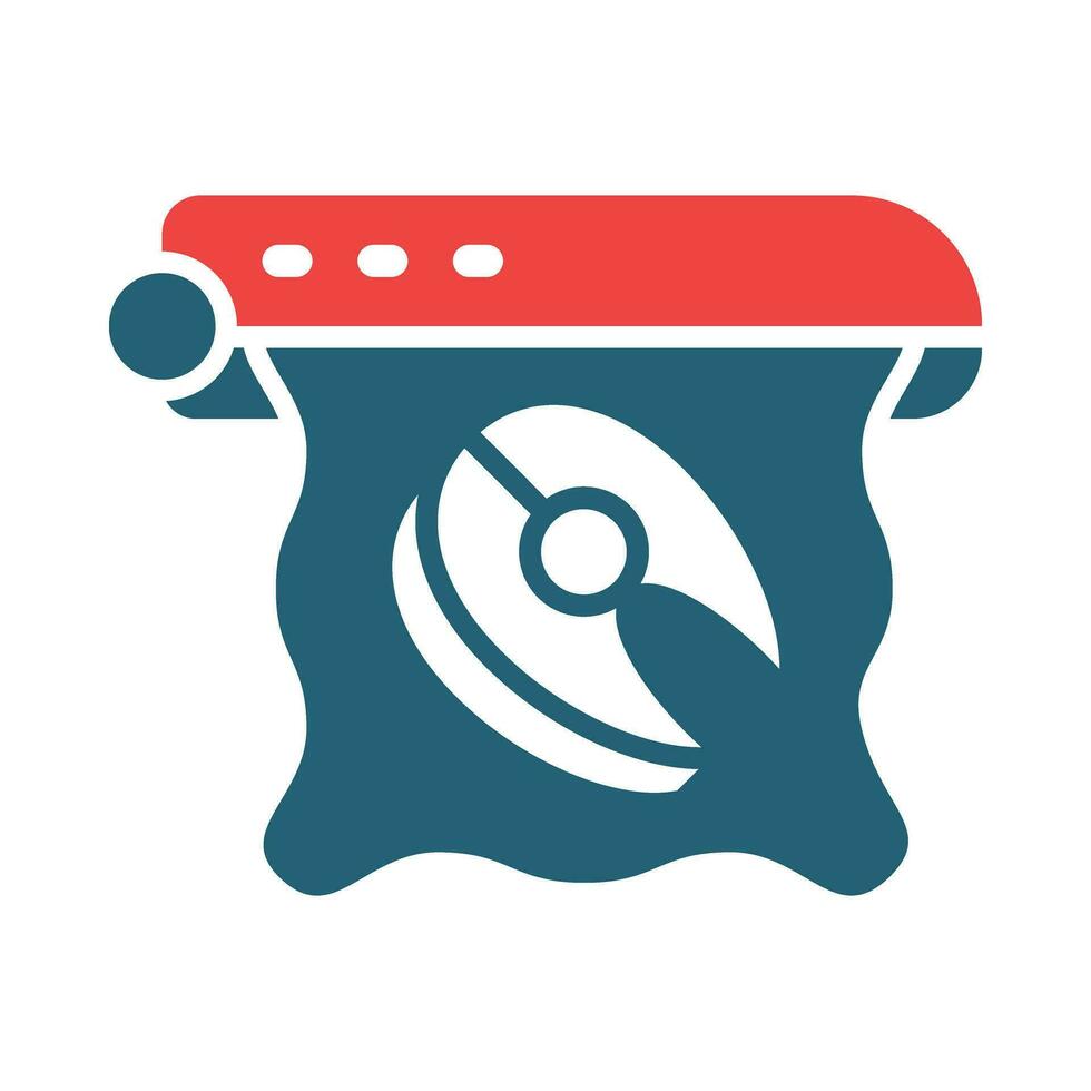 Packaging Machines Vector Glyph Two Color Icons For Personal And Commercial Use.