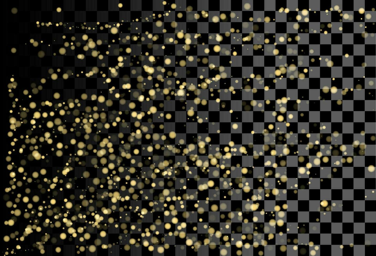 Abstract blurred light element that can be used for cover decoration or background. Sparkle, gold bokeh vector