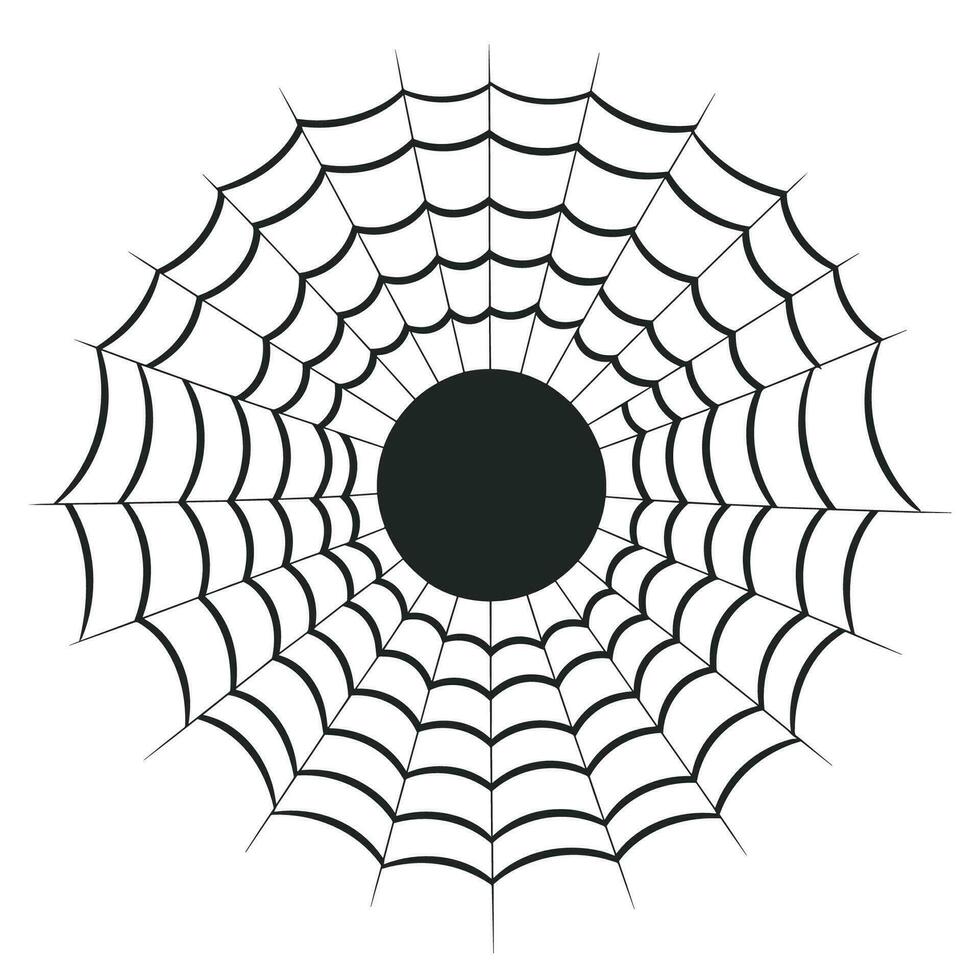 A cobweb vector silhouette free