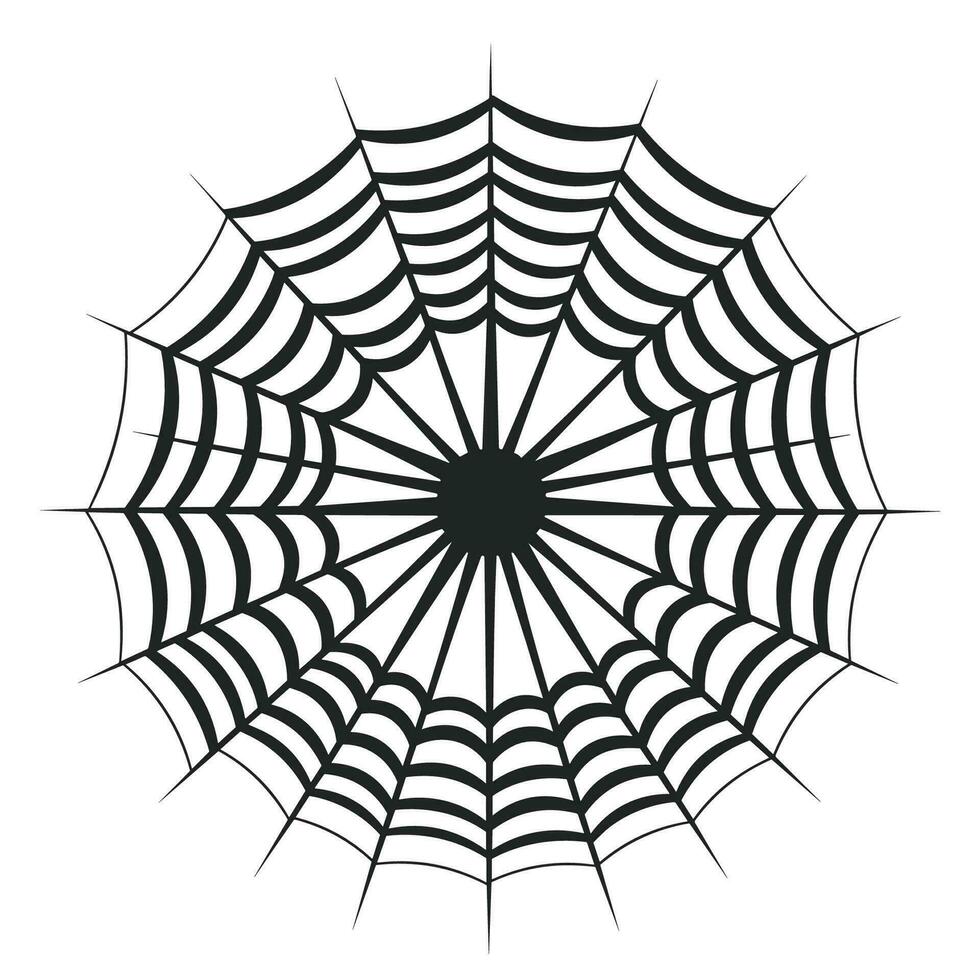 A cobweb vector silhouette free