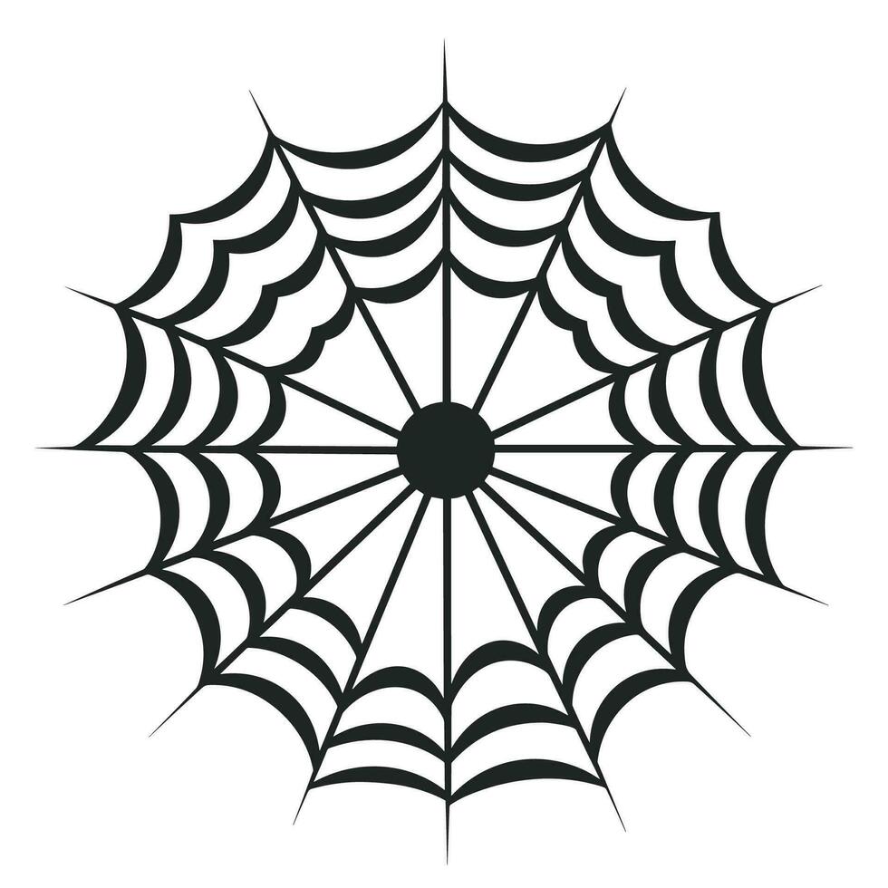 A cobweb vector silhouette free