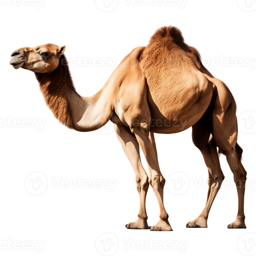 AI generated Camel Isolated on Transparent Background png