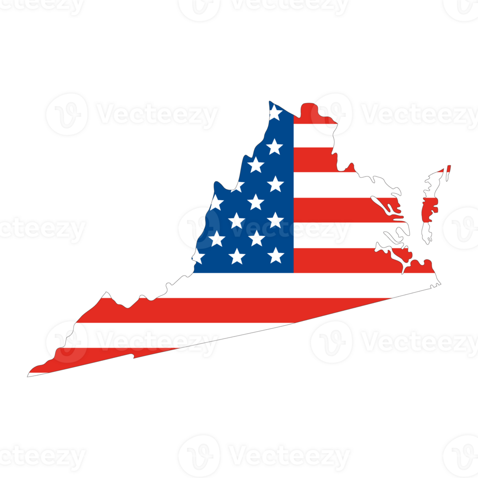 State of Virginia, VA. USA map 35062497 PNG