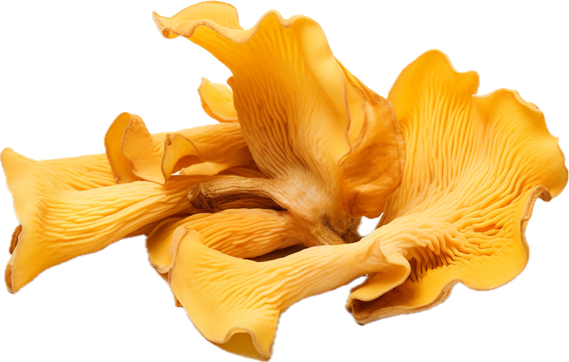 AI generated chanterelle mushrooms png 35062895 PNG
