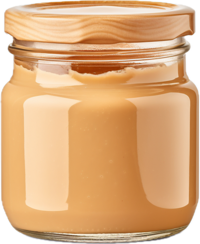 AI generated jar of peanut butter png