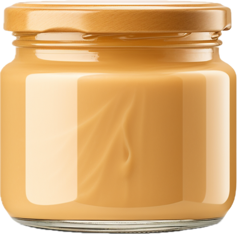 AI generated jar of peanut butter png