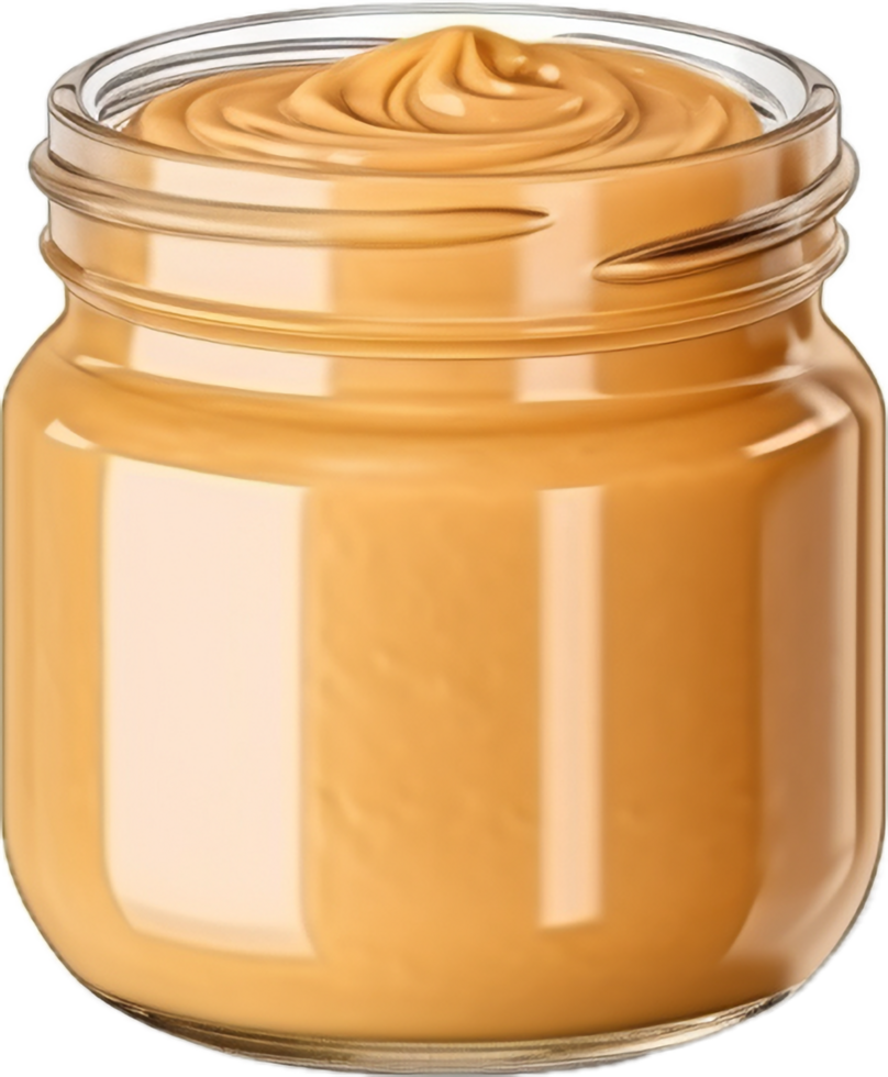 AI generated jar of peanut butter png