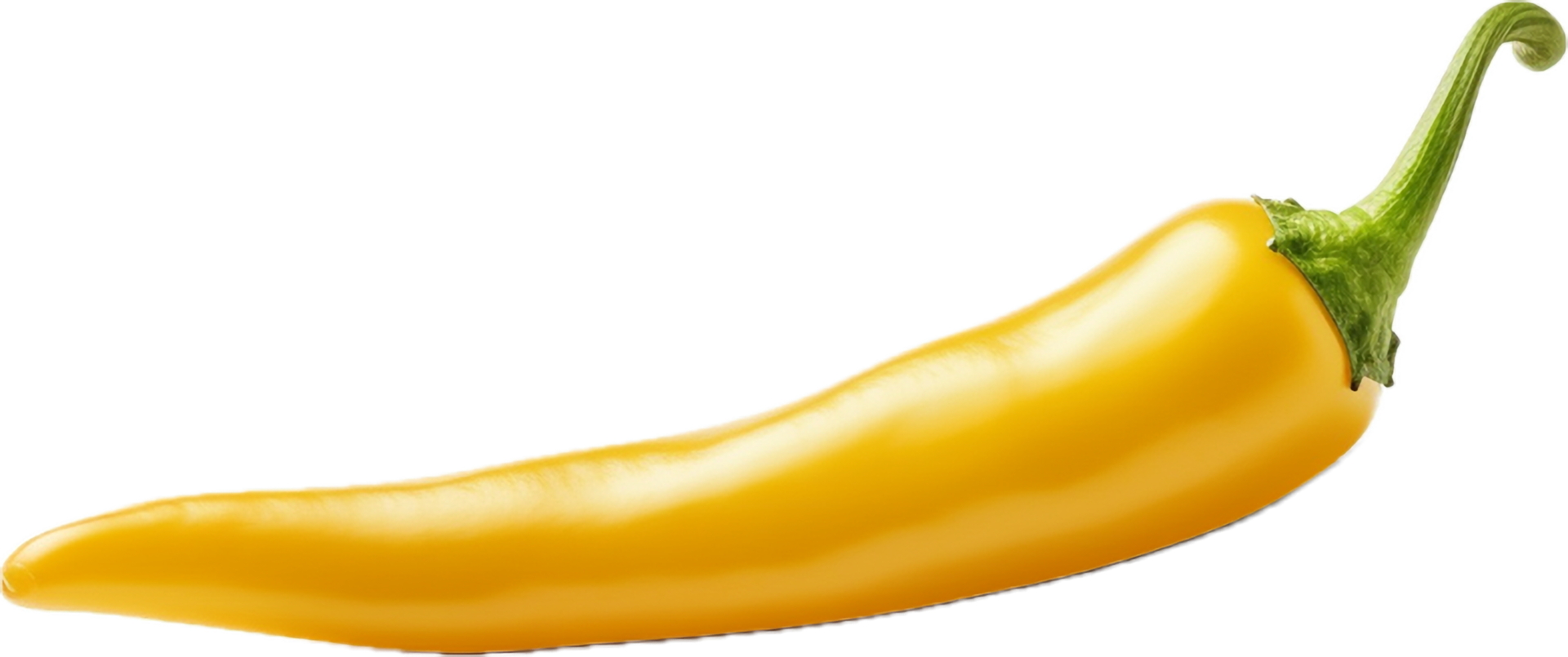 AI generated yellow chili pepper png