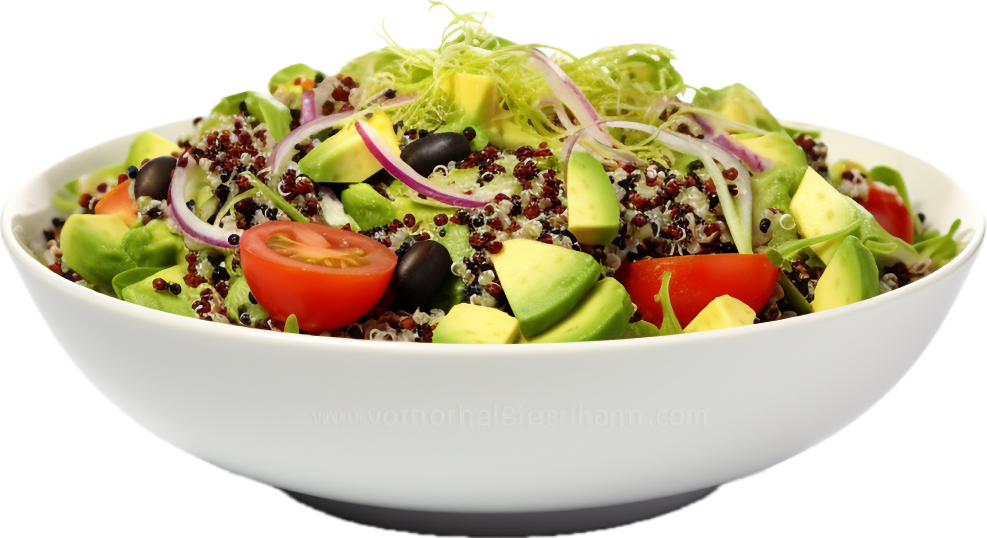 AI generated bowl of quinoa salad png 35063131 PNG