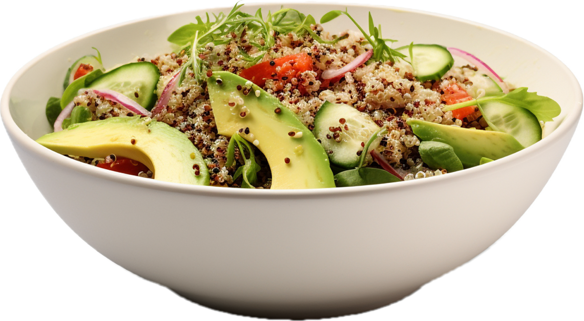 AI generated bowl of quinoa salad png 35063142 PNG
