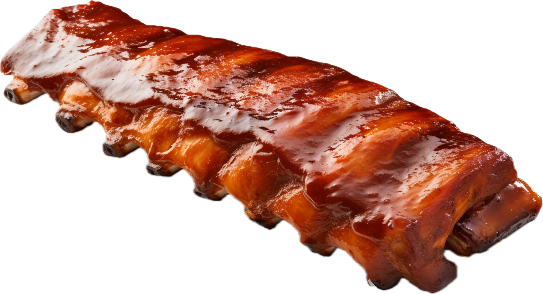 AI generated Grilled pork ribs png