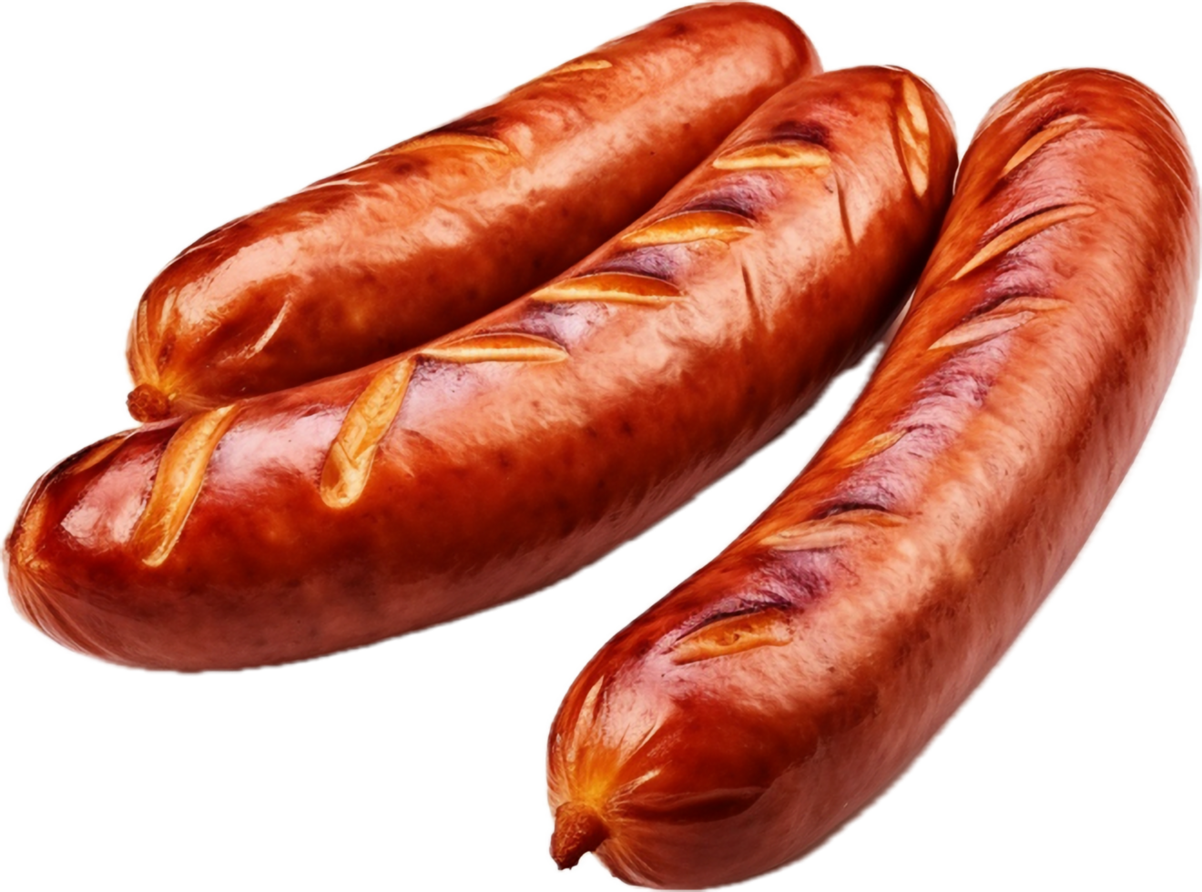 ai generado A la parrilla salchicha png