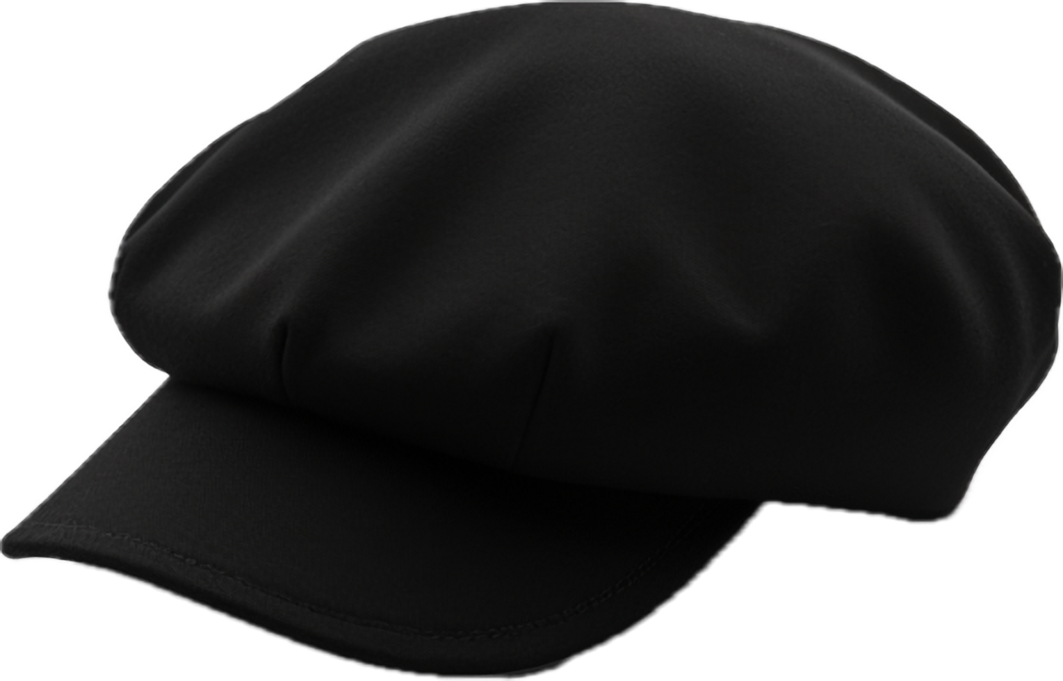 AI generated Black French Beret png