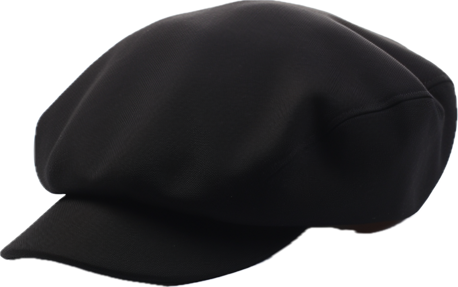 AI generated Black French Beret png