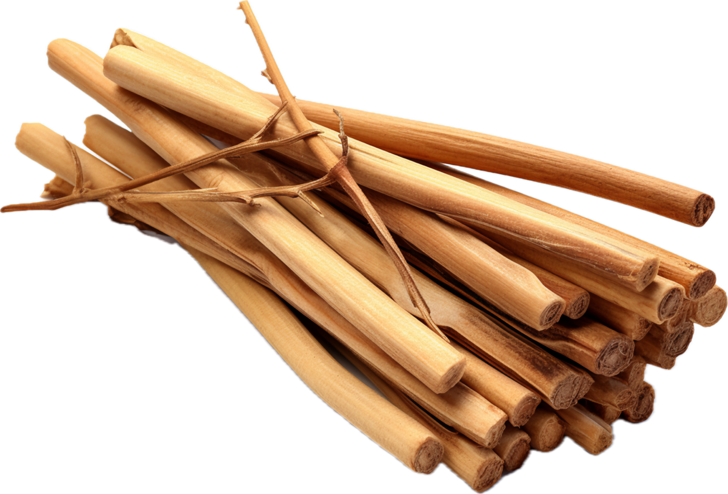 AI generated sandalwood sticks png
