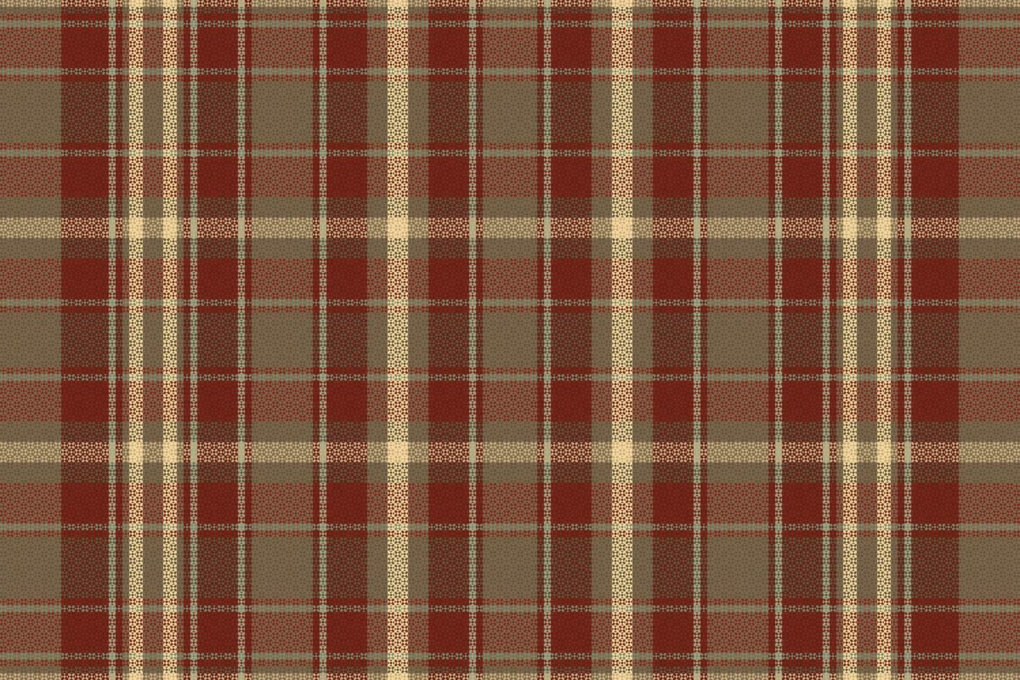 Tartan plaid pattern with texture and retro color. vector