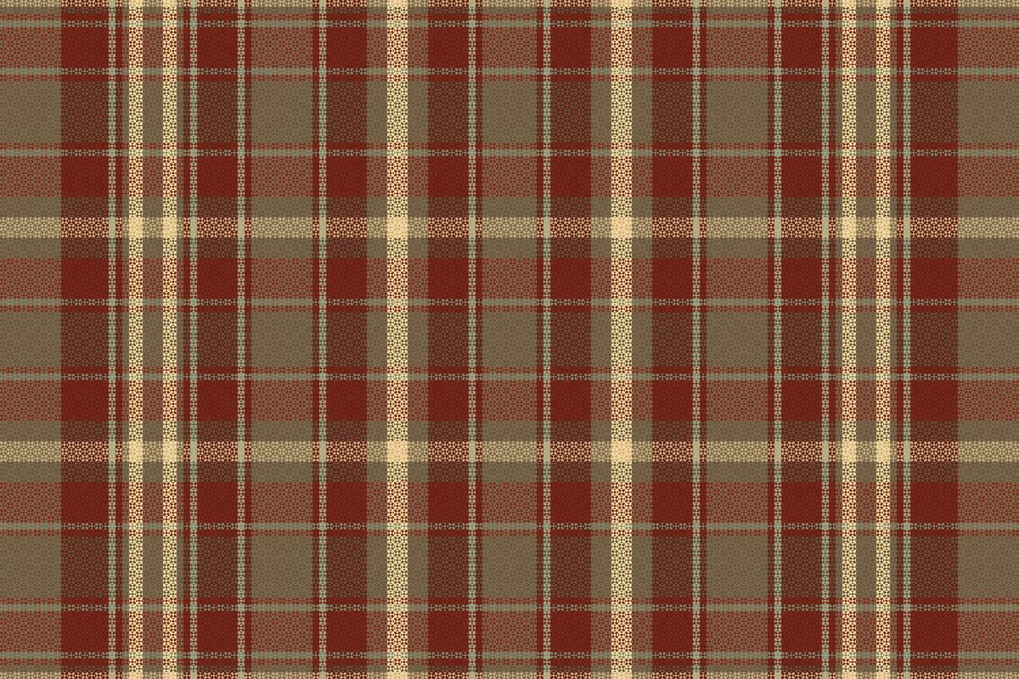 Tartan plaid pattern with texture and retro color. vector