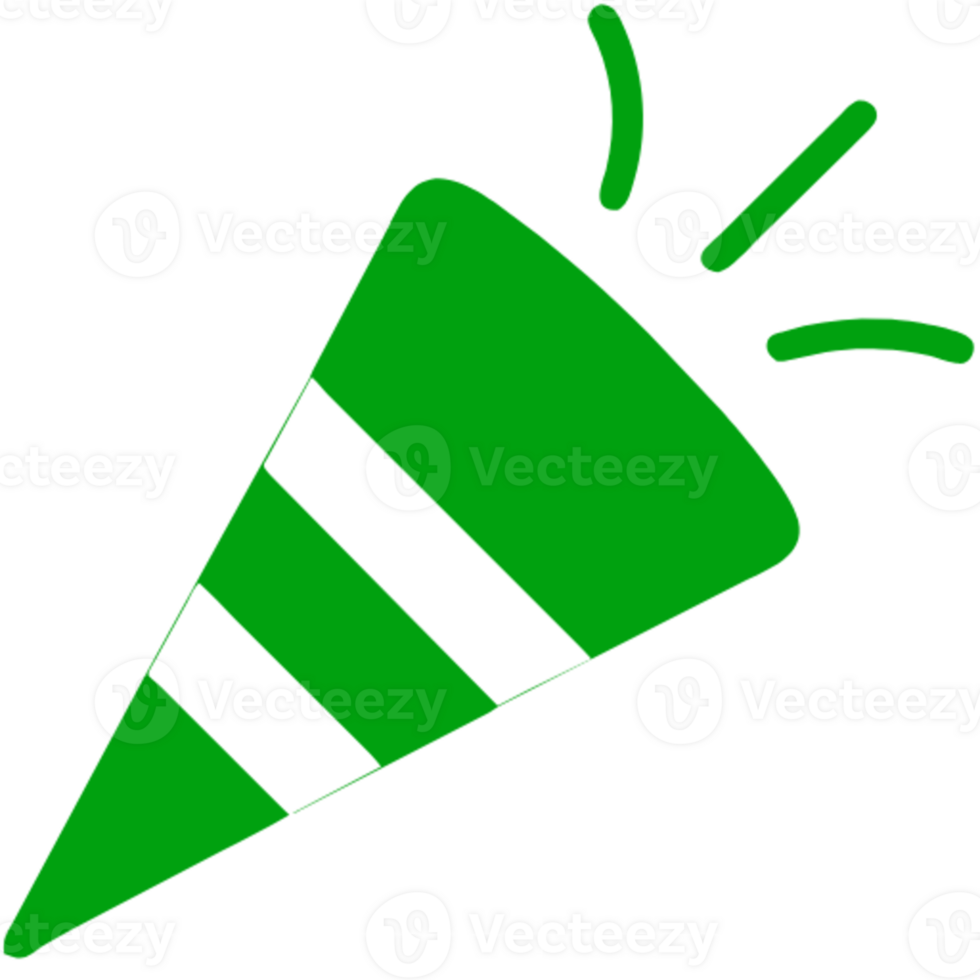 AI generated Party popper Surprise png