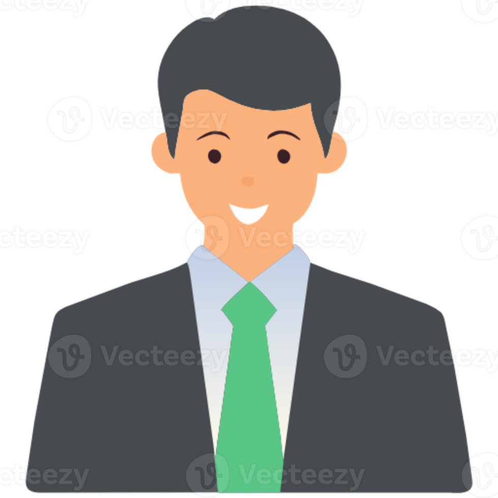 AI generated Young Businessman Office png