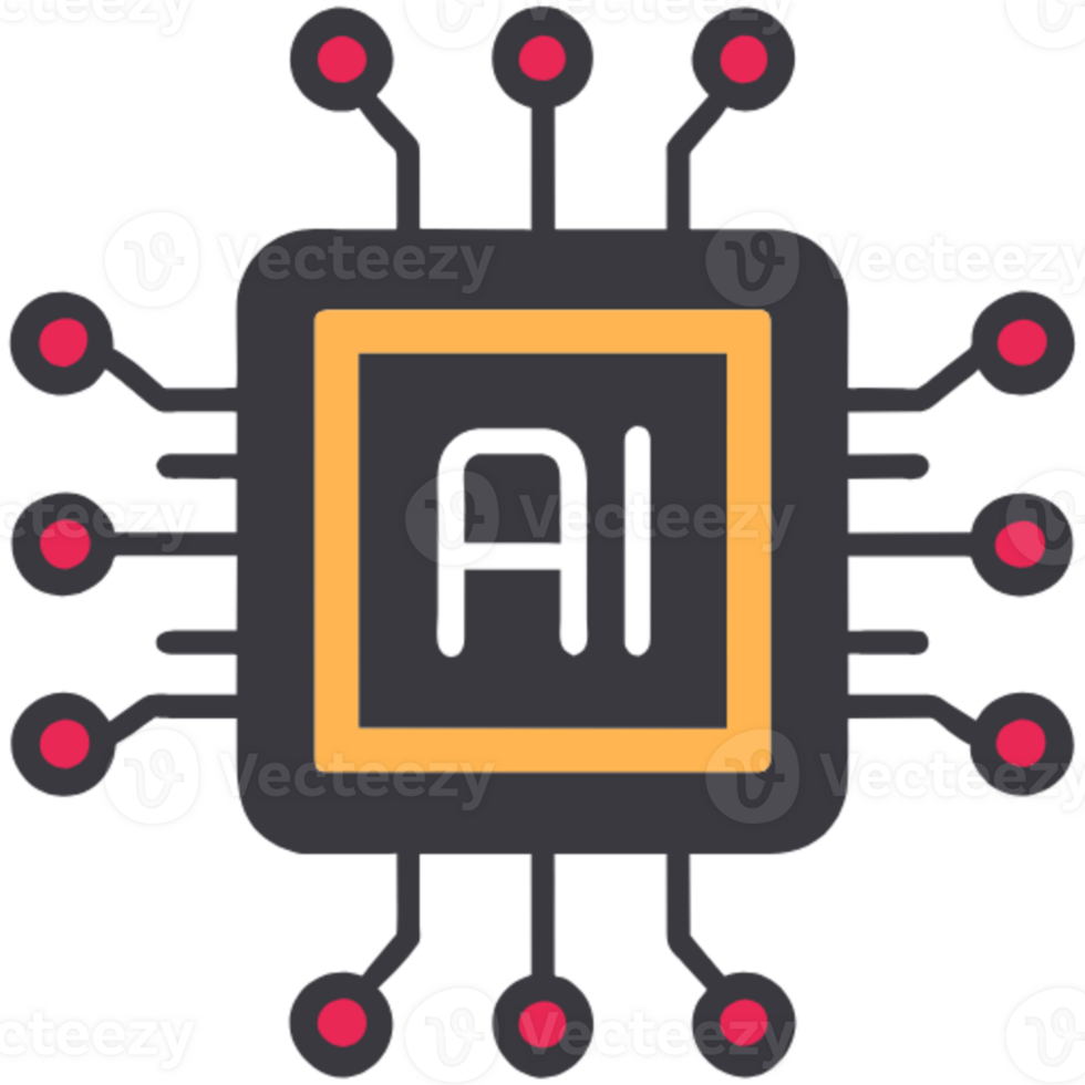AI generated AI Chip Technology png