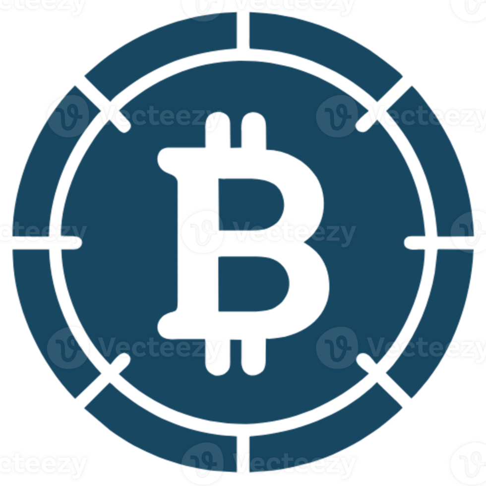 AI generated Bitcoin Crypto Currency png