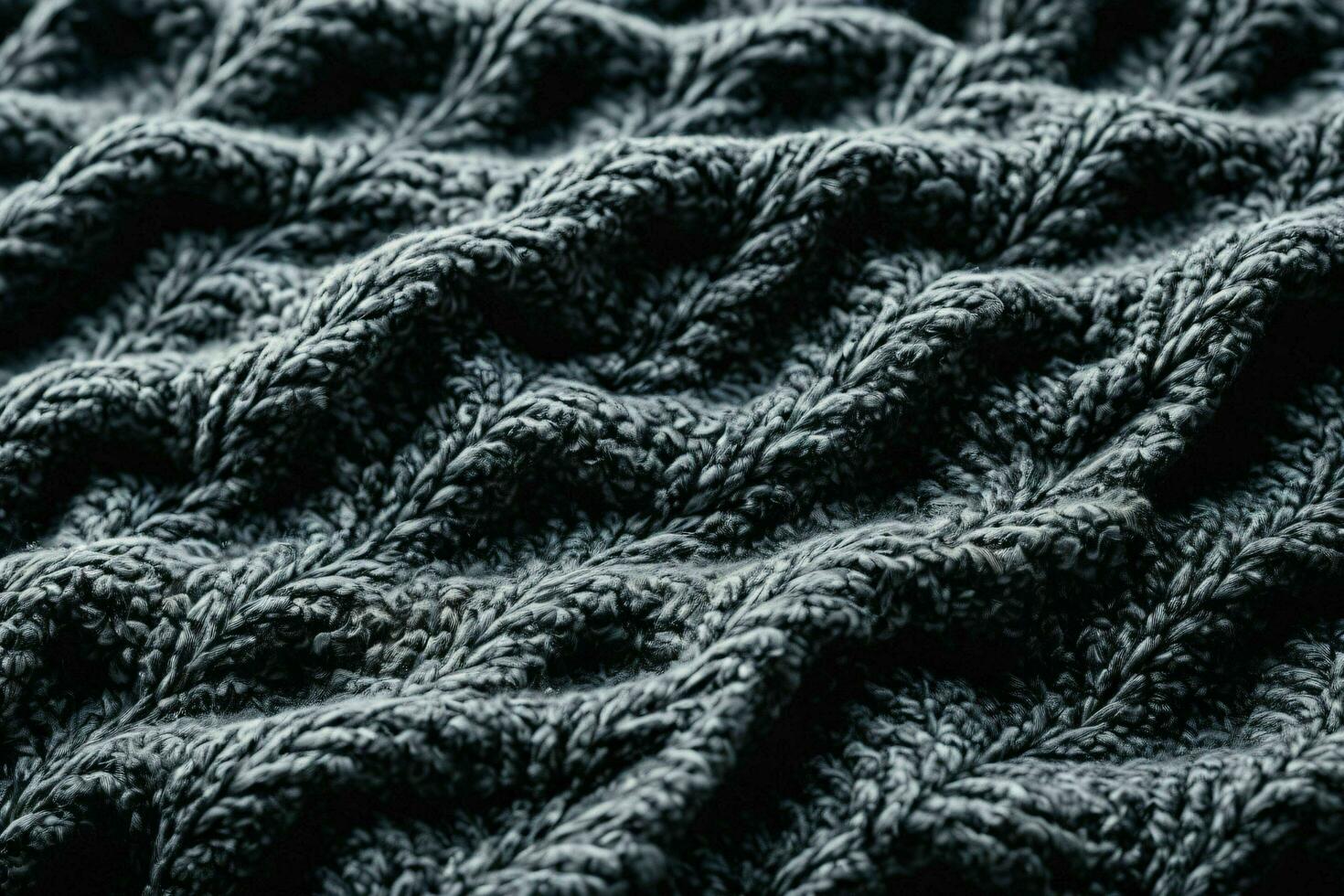 AI generated Detailed Kitted Blanket Pattern photo