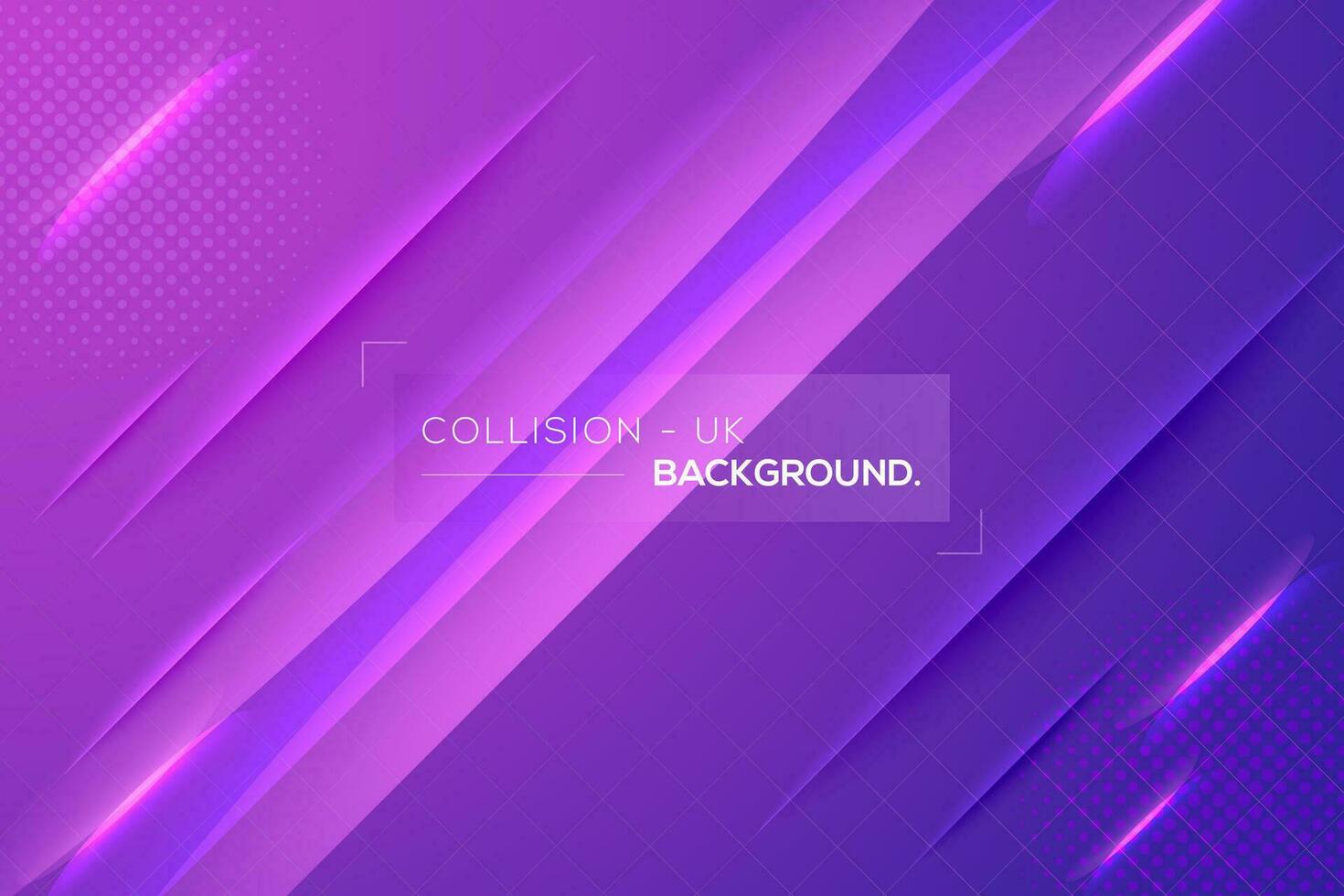 Slice Background Concept Dark Purple Color Simply Transparent Frame Title Text. Poster, Banner, Presentation, Wallpaper Mobile and Desktop. vector