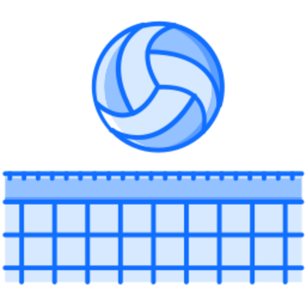 Volleyball illustration design png