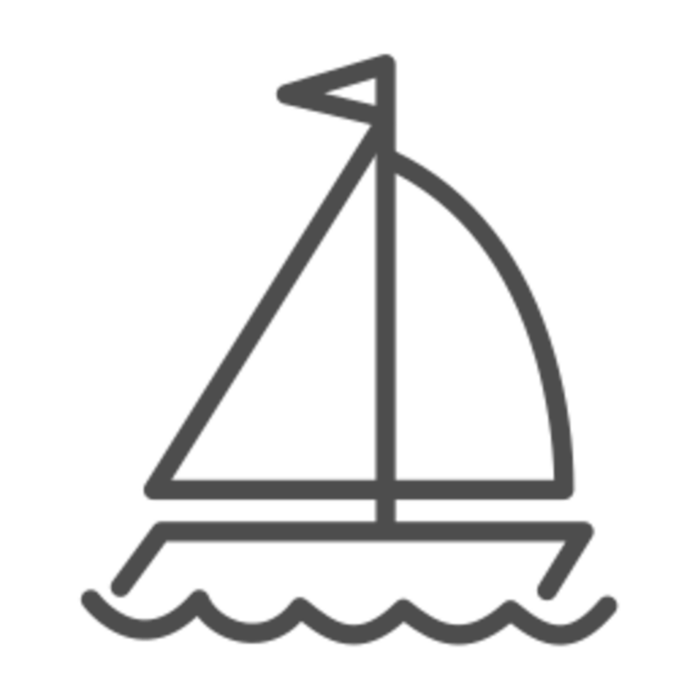 diseño de ilustración de velero png