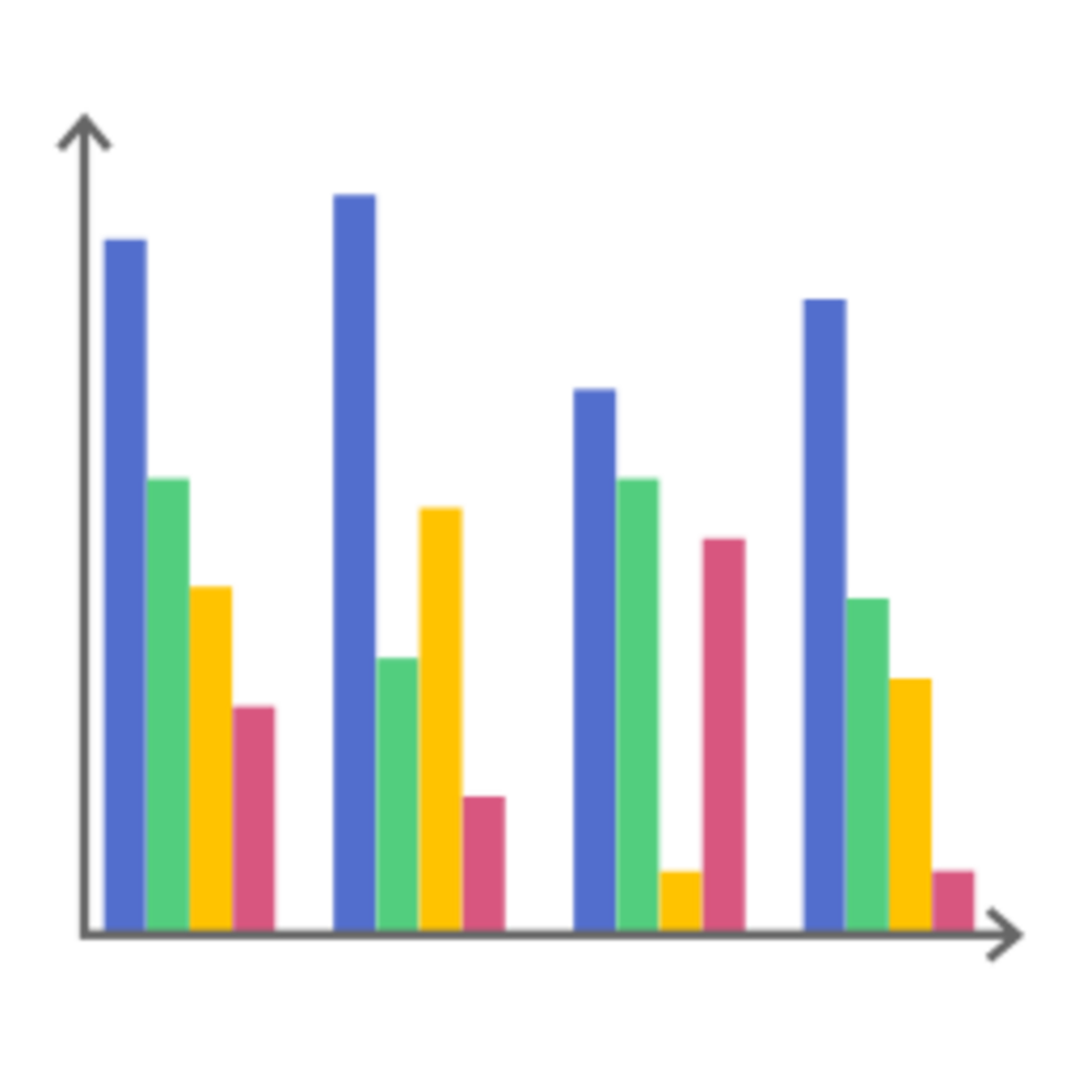 Histogram illustration design png