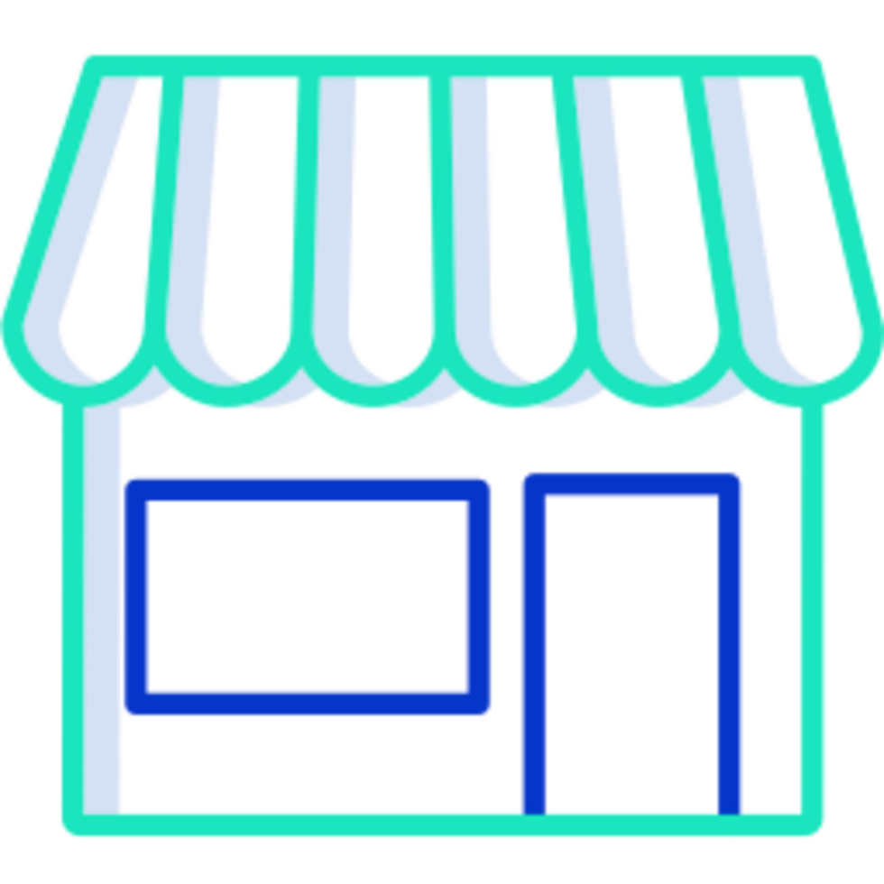 Store illustration design png