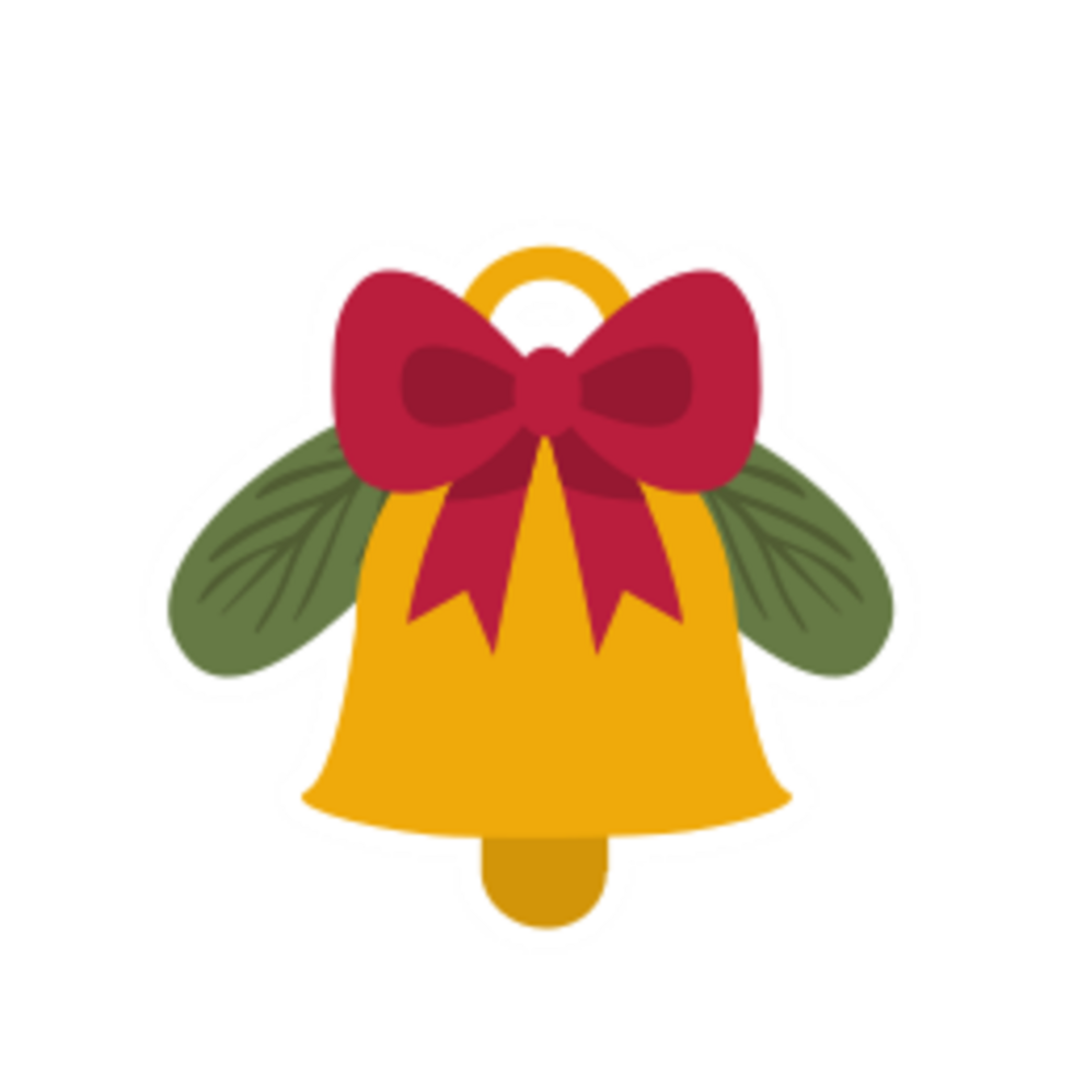 pequeño campana ilustración diseño png