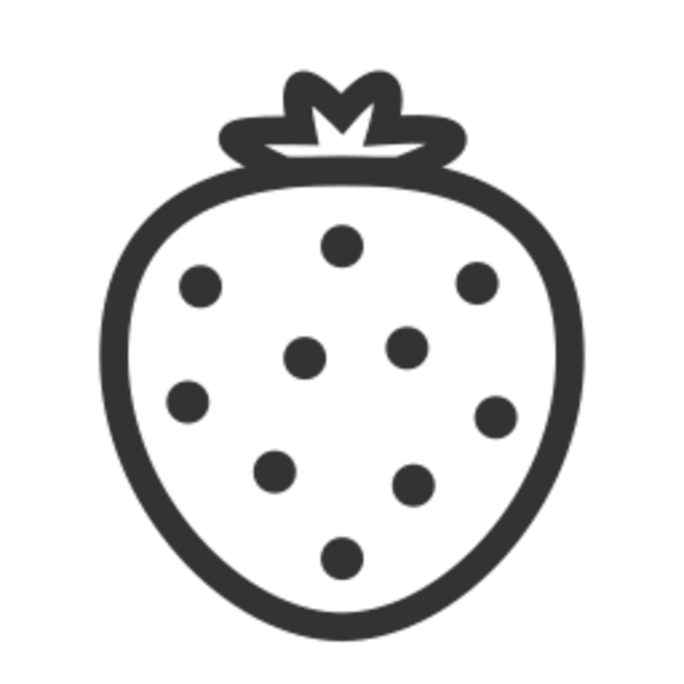 Strawberry illustration design png