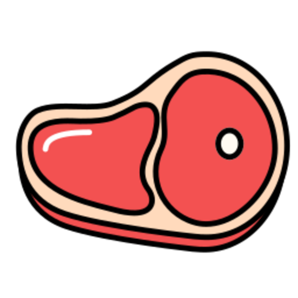 Steak Illustration Design png