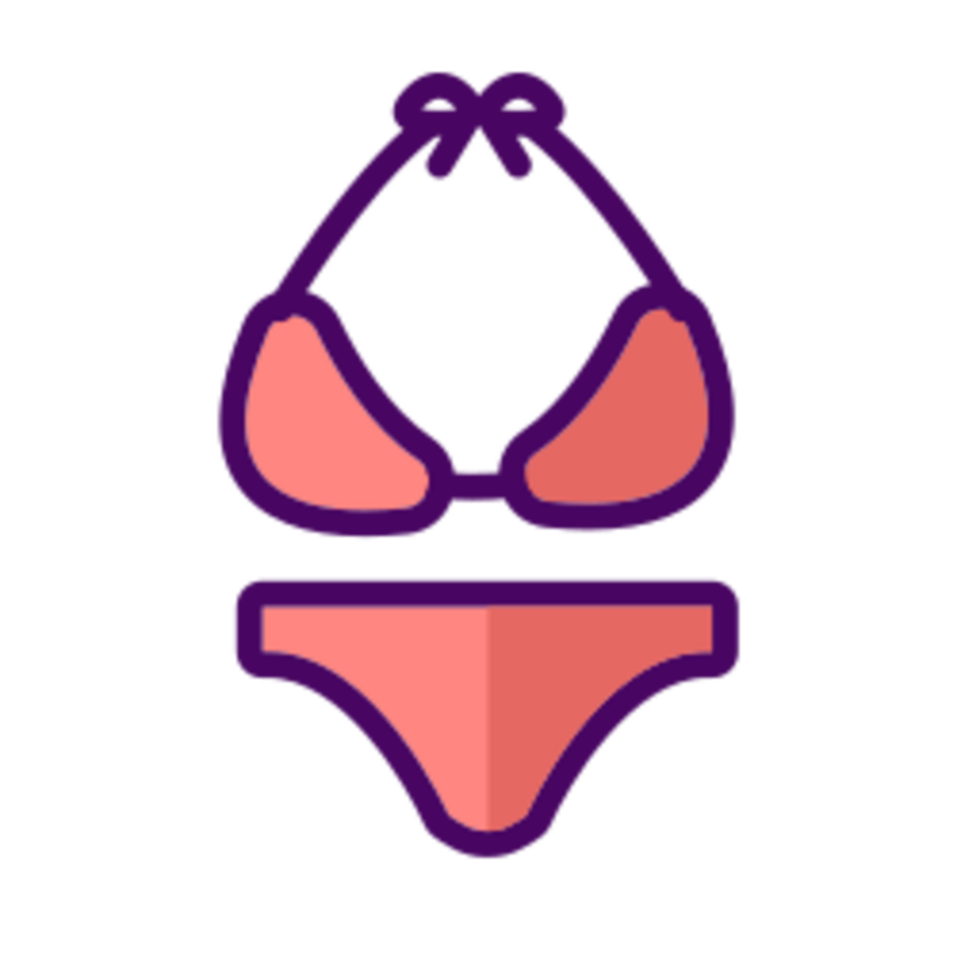 Swimsuit illustration design png