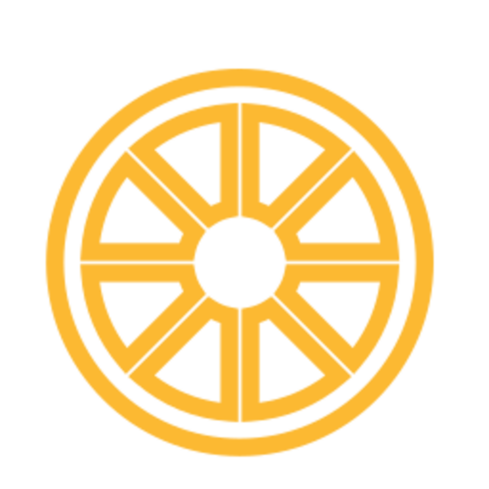 Orange slice illustration design png