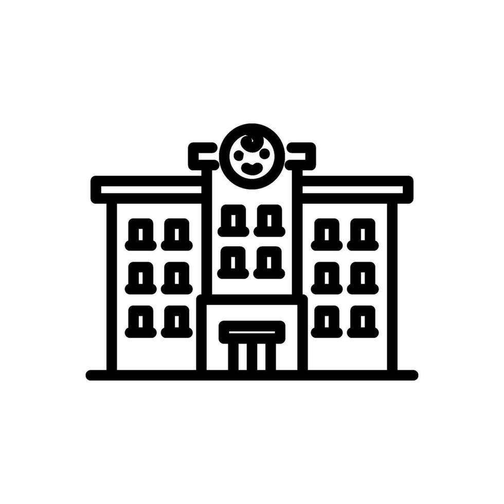 maternity home icon vector in line style